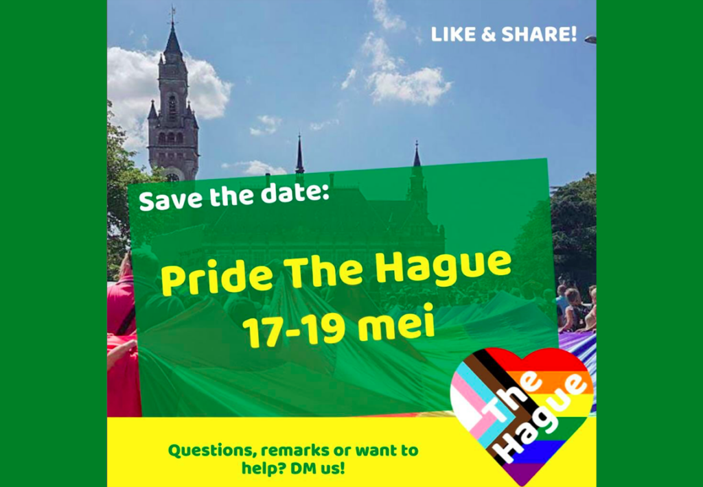 Save the date: 17 - 19 mei 2024 | Pride The Hague