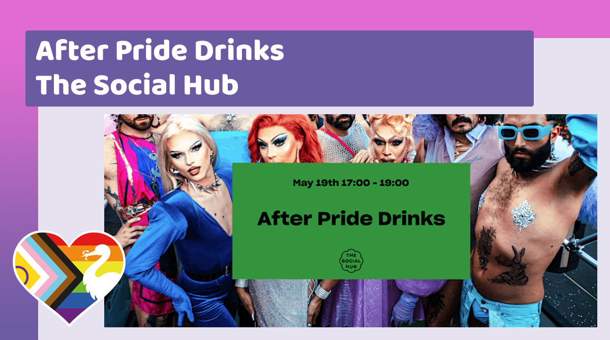 After Pride Drinks | 19 mei, The Social Hub | Pride The Hague