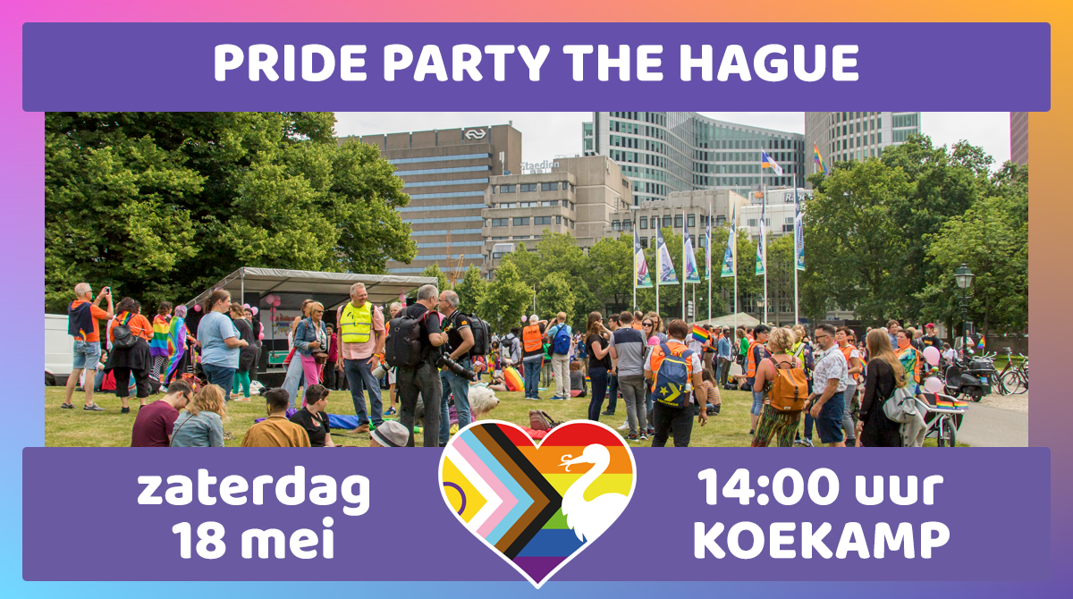 Pride Party The Hague | 18 mei, Koekamp