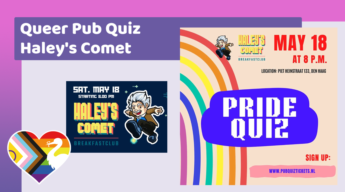 Queer Pub Quiz | 18 mei, Haley's Comet | Pride The Hague