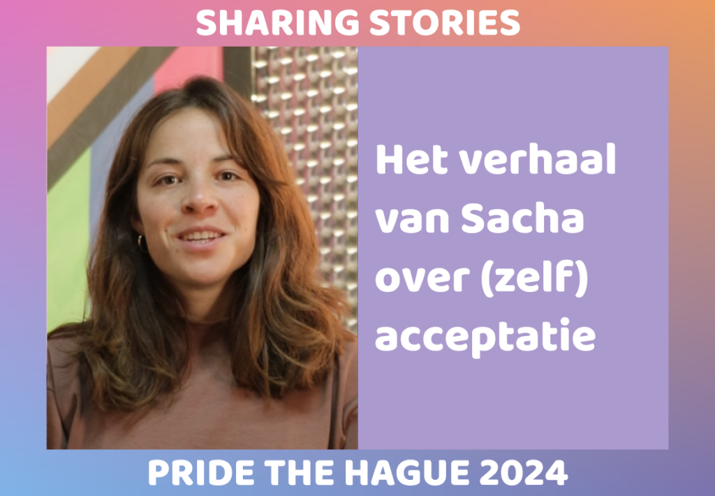 Storyteller Sacha over haar weg naar (zelf)acceptatie | Pride The Hague